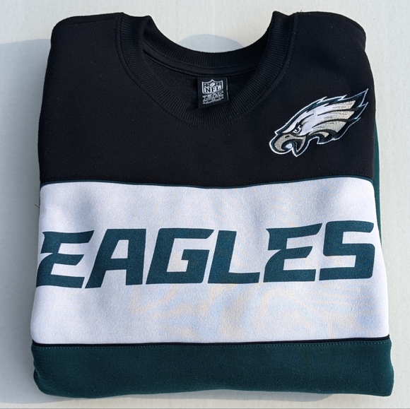 Officially NFL Philadelphia Eagles Crewneck Pullover - M/S/L - Picture 2 of 12